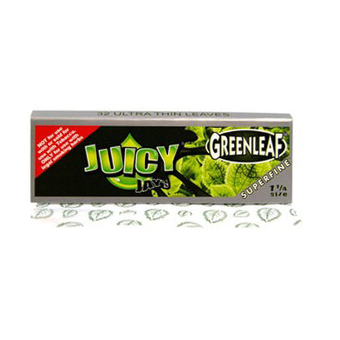 Juicy Jay's Superfine 1 1/4 Greenleaf - Tha Bong Shop