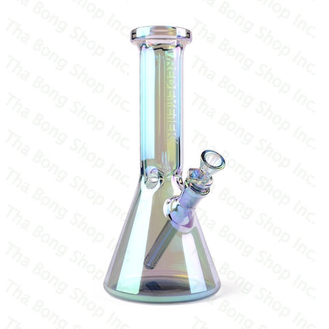 Red Eye Tek 10" Metallic Terminator Finish Hex Top Beaker Tube - Tha Bong Shop 