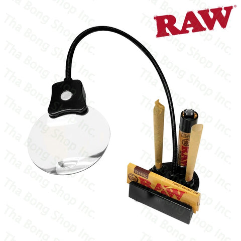 RAW PERSPECTOR MAGNIFYING GLASS  LED AND UV LIGHT - Tha Bong Shop 