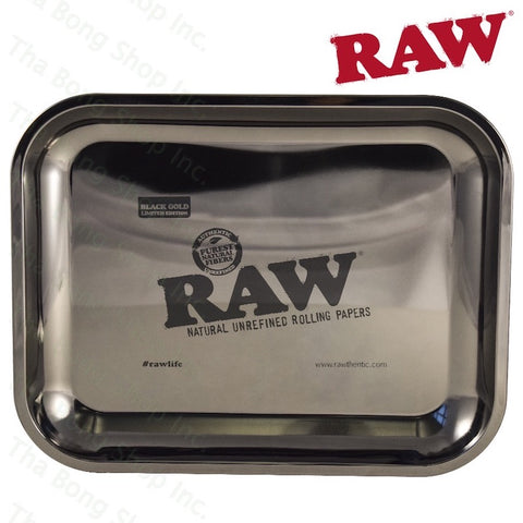 RAW Black Gold Limited Edition Large Rolling Tray - Tha Bong Shop 