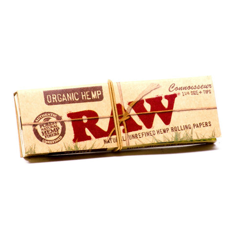 RAW Organic 1 1/4 Connoisseur With Tips - Tha Bong Shop