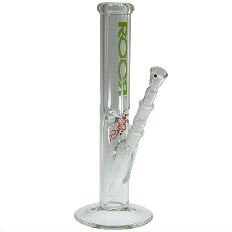 ROOR 14" 7mm Green Label Ice Chiller Straight Tube - Tha Bong Shop 