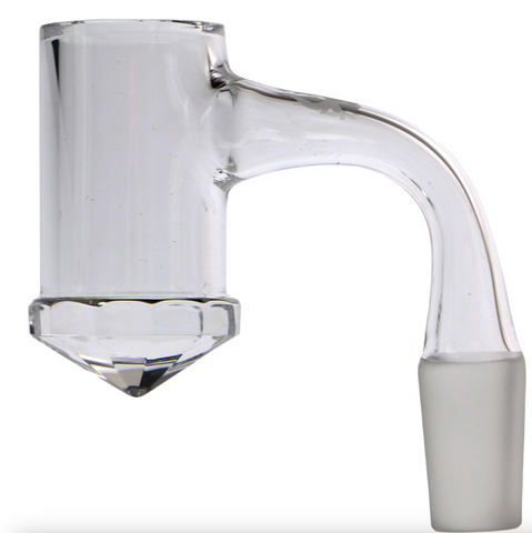 Hydros Glass  Quartz Banger With Faceted Base - Tha Bong Shop 