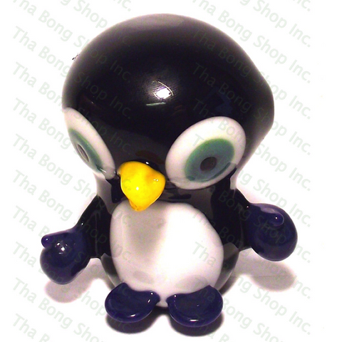 Iceberg Glass "The Boxer" Penguin pipe - Tha Bong Shop