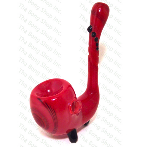 Gibson Glassworks Red Spiral Giblock - Tha Bong Shop