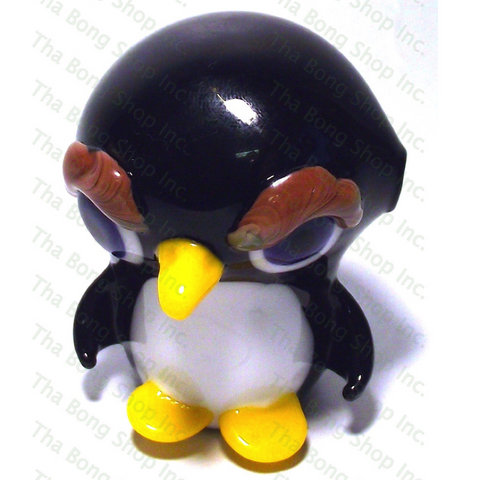 Iceberg Glass Eyebrows Penguin Pipe - Tha Bong Shop