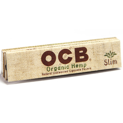 OCB Organic Hemp Kingsize  Rolling Papers With Tips - Tha Bong Shop 