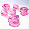 Leash Glass Pink Spoon Pipe - Tha Bong Shop 