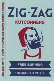 ZIG-ZAG Blue Kutcorners - Tha Bong Shop