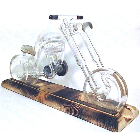 Barracuda Glass Clear Chopper Rig - Tha Bong Shop