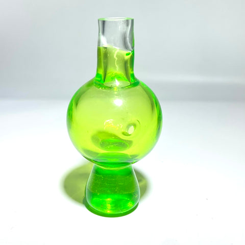 Uplifted Glass Transparent Light Green Bubble Cap Carb Cap - Tha Bong Shop 