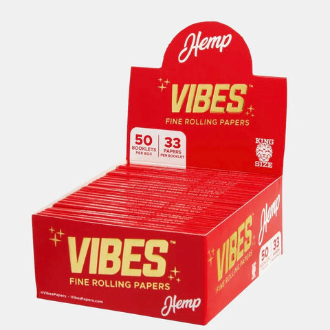 Vibes Kingsize Hemp Papers - Tha Bong Shop 