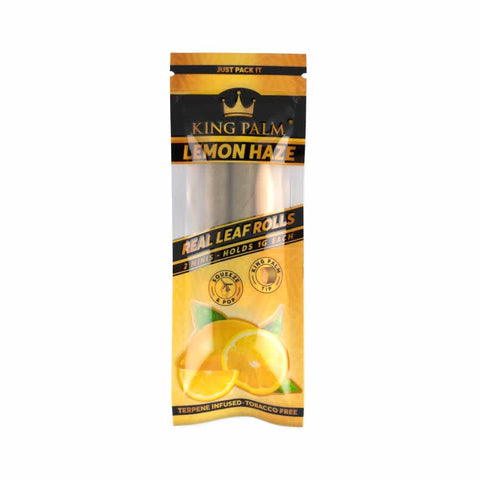King Palm Codia Palm Leaf Wrap Lemon Haze  Mini Rolls - Tha Bong Shop 