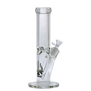 Hydros Glass 12” 9mm Straight Tube - Tha Bong Shop 