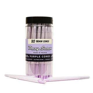 Blazy Susan 98mm Purple Pre Rolled Cones