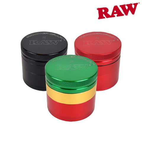 RAW x HAMMERCRAFT ALUMINUM CNC GRINDER - Tha Bong Shop 