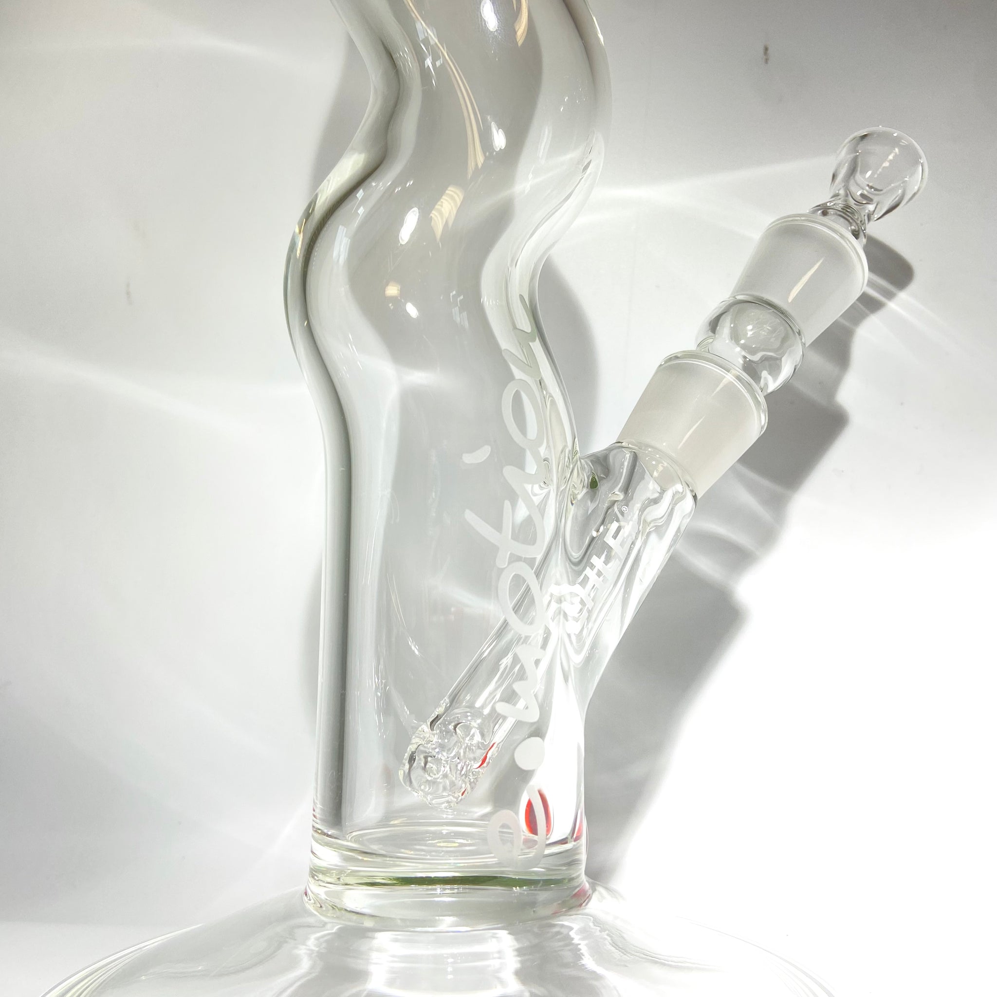 EHLE Glass X Tha Bong Shop Collab E Motion 1 Squiggly Straight Tube ehle-glass-x-tha-bong-shop-collab-e-motion-1-squiggly-straight-tube