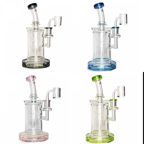 GEAR PREMIUM® 8.5" 14mm Tree Perc Thick Base Incycler - Tha Bong Shop 