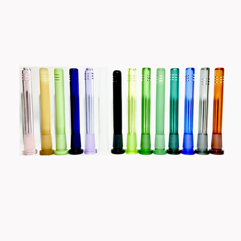 10-14mm  3.5” Coloured Flushmount Diffused  Downstem - Tha Bong Shop 