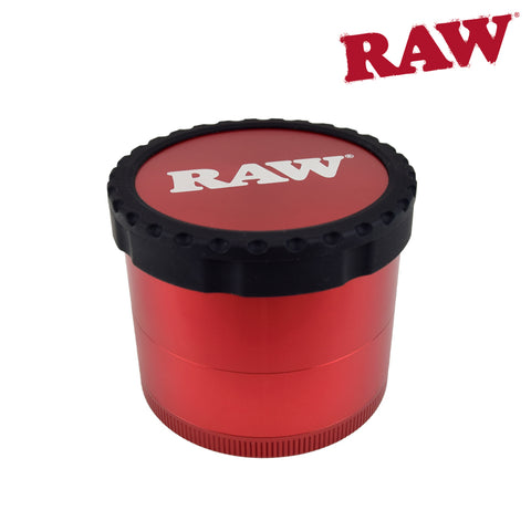 Red Raw LIFE Grinder - Tha Bong Shop 