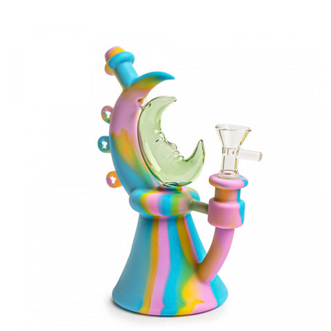 7.5” Silicone Moonrise Bubbler - Tha Bong Shop 