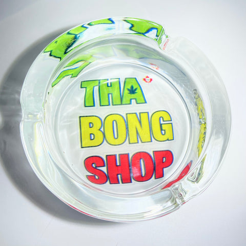 Tha Bong Shop Round Glass Ashtray - Tha Bong Shop 