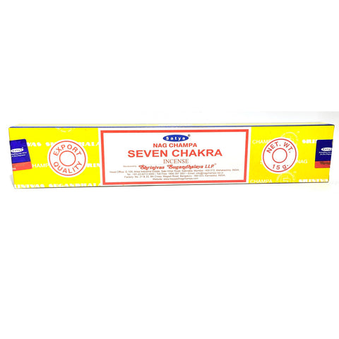 Satya Seven Chakra Incense Stick  15g - Tha Bong Shop 