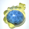 Leash Glass CFL Reactive Serum Blue Rose Implosion Pendant - Tha Bong Shop 