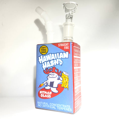 7” Hawaiian Hash 14mm Juice Box Bubbler - Tha Bong Shop 