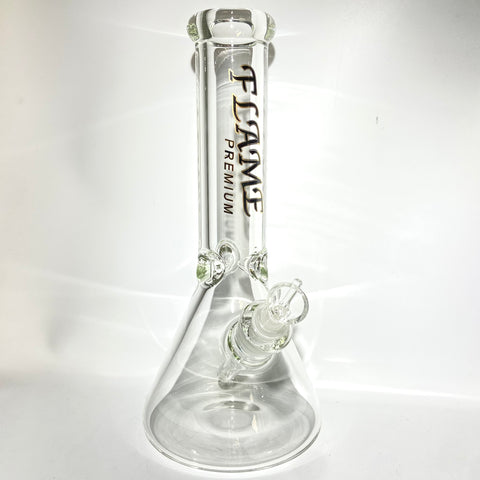 Flame Premium 12” 7mm Beaker Bong - Tha Bong Shop 