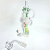 Flame Glass Dome Perc Honeycomb Splashguard  14mm Contraption Rig - Tha Bong Shop 