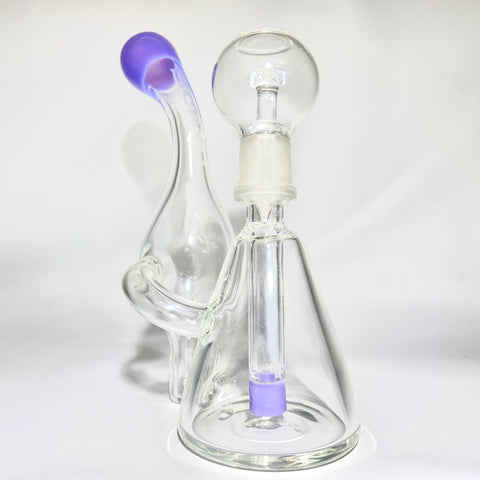 Scan Glass 14mm Mini Recycler - Tha Bong Shop 