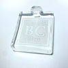 BC33 Glass Clear SandBlasted Pendant - Tha Bong Shop 