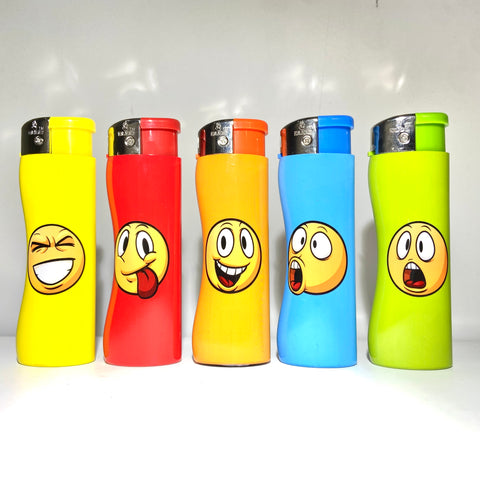 5” Giant Size Refillable Lighter Emojii Design - Tha Bong Shop 