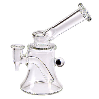 Mimzy Glass 10mm Angled Neck Mini Rig - Tha Bong Shop 