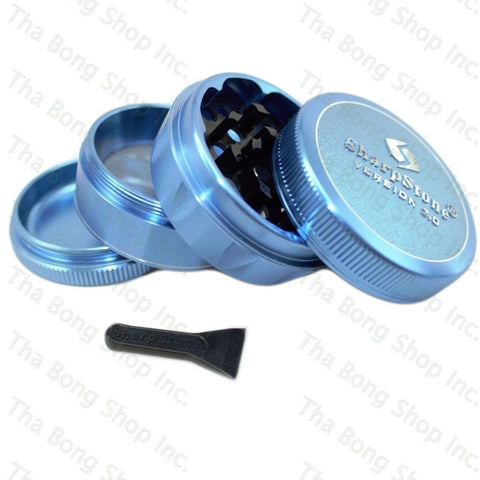  Sharpstone V2 Grinder Blue 2.2" Size - Tha Bong Shop 