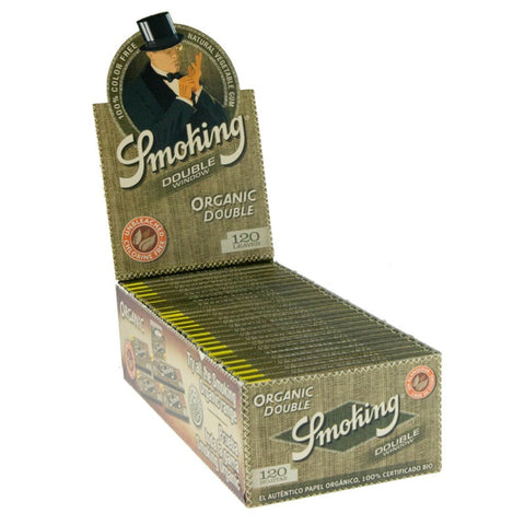 Smoking Organic Single Wide Double Feed Rolling Paper - Tha Bong Shop 