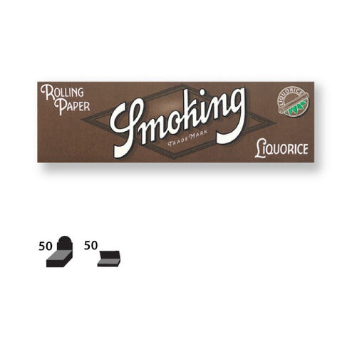 Smoking Liquorice Flavoured Single Wide Rolling Paper - Tha Bong Shop 