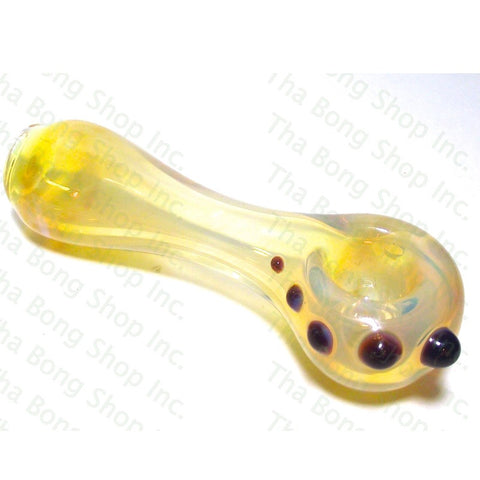 Leash Glass Colour Changing Silver Fumed Spoon Pipe - Tha Bong Shop 