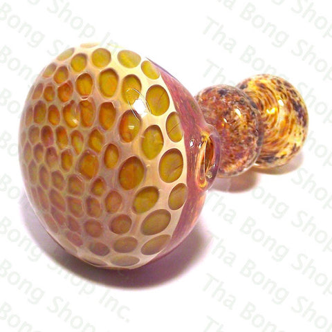 Barracuda Glass Brown Honeycomb Pipe - Tha Bong Shop 